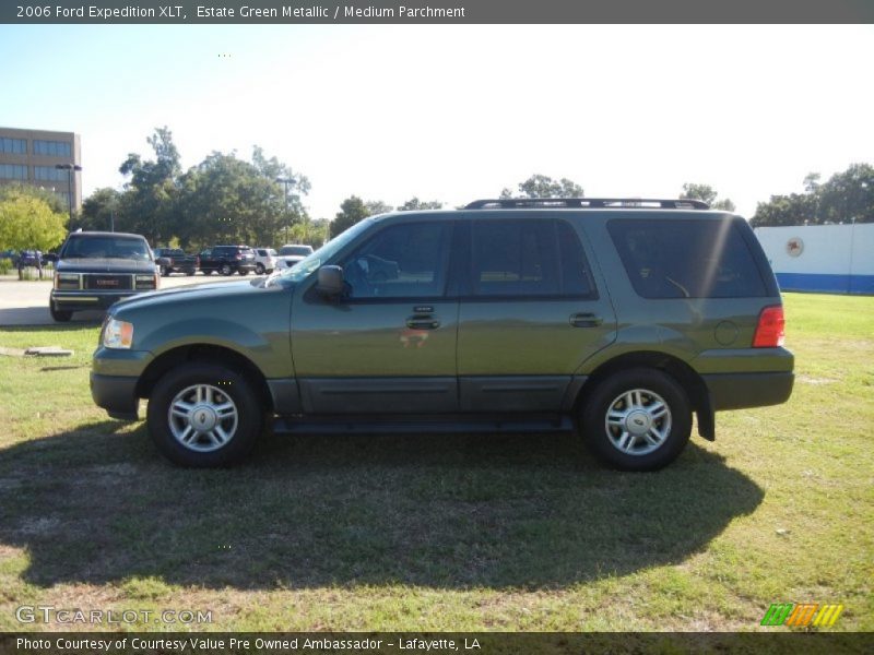 Estate Green Metallic / Medium Parchment 2006 Ford Expedition XLT