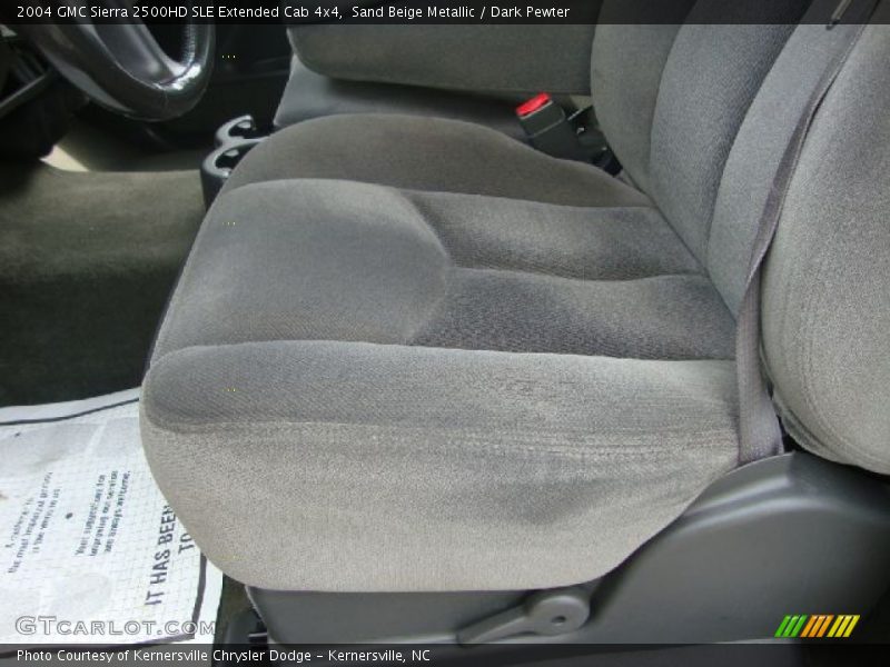 Sand Beige Metallic / Dark Pewter 2004 GMC Sierra 2500HD SLE Extended Cab 4x4