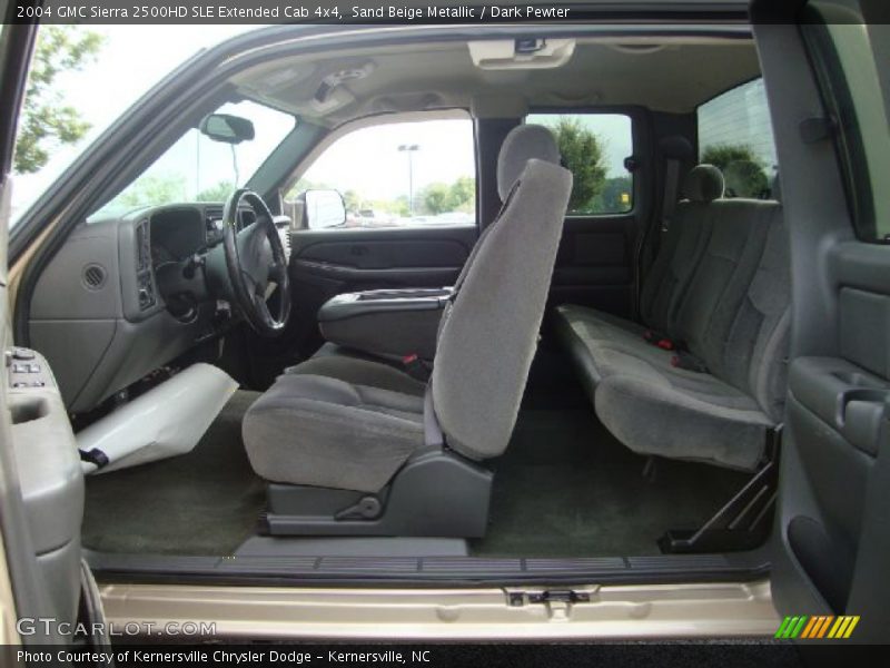 Sand Beige Metallic / Dark Pewter 2004 GMC Sierra 2500HD SLE Extended Cab 4x4