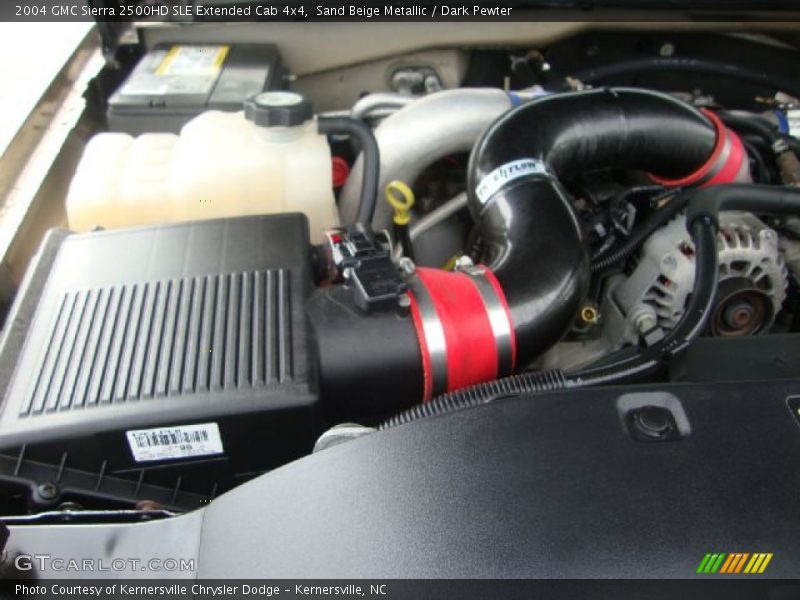Sand Beige Metallic / Dark Pewter 2004 GMC Sierra 2500HD SLE Extended Cab 4x4