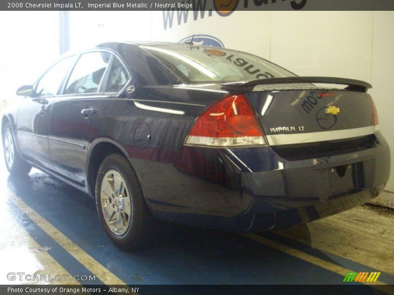 Imperial Blue Metallic / Neutral Beige 2008 Chevrolet Impala LT