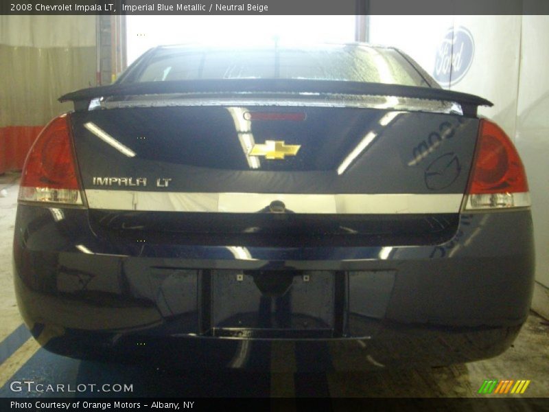 Imperial Blue Metallic / Neutral Beige 2008 Chevrolet Impala LT