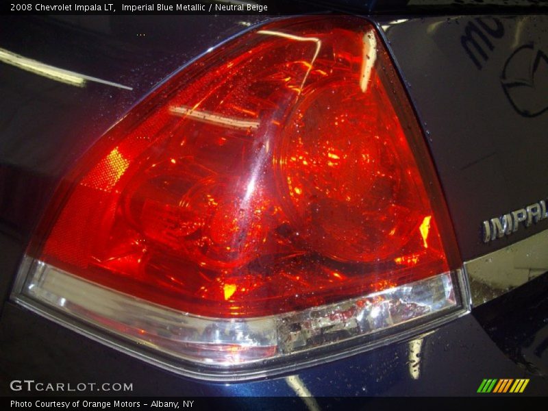 Imperial Blue Metallic / Neutral Beige 2008 Chevrolet Impala LT