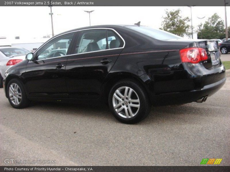 Black / Anthracite 2007 Volkswagen Jetta 2.5 Sedan