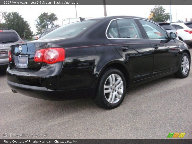 Black / Anthracite 2007 Volkswagen Jetta 2.5 Sedan