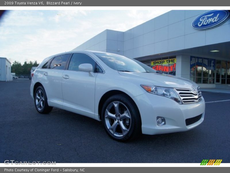 Blizzard Pearl / Ivory 2009 Toyota Venza V6