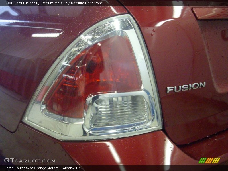 Redfire Metallic / Medium Light Stone 2008 Ford Fusion SE