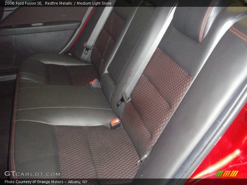 Redfire Metallic / Medium Light Stone 2008 Ford Fusion SE