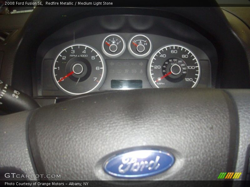 Redfire Metallic / Medium Light Stone 2008 Ford Fusion SE