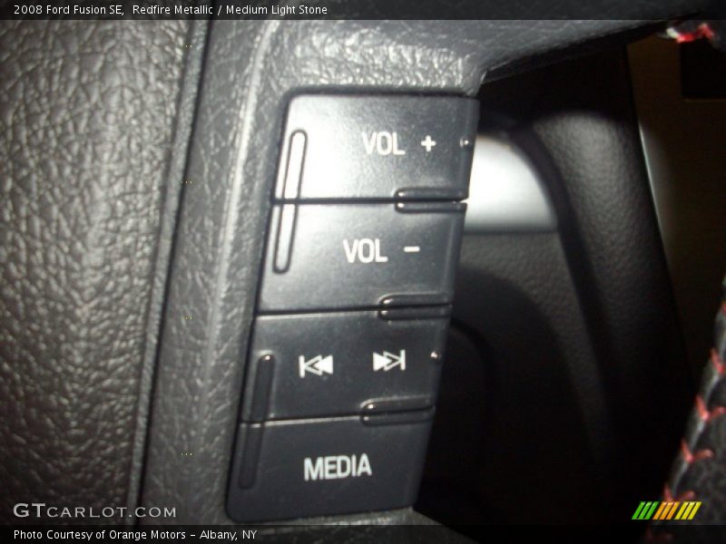 Redfire Metallic / Medium Light Stone 2008 Ford Fusion SE