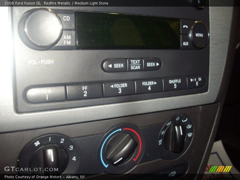 Redfire Metallic / Medium Light Stone 2008 Ford Fusion SE