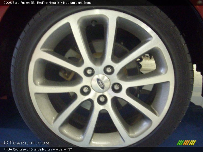 Redfire Metallic / Medium Light Stone 2008 Ford Fusion SE