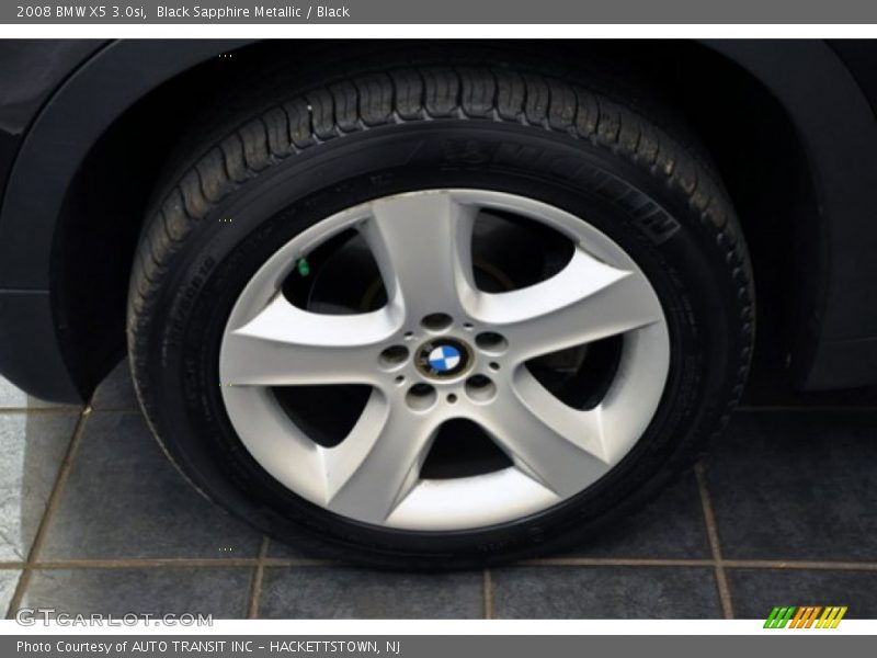 Black Sapphire Metallic / Black 2008 BMW X5 3.0si