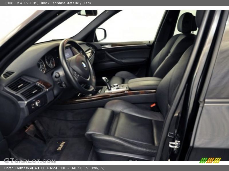 Black Sapphire Metallic / Black 2008 BMW X5 3.0si