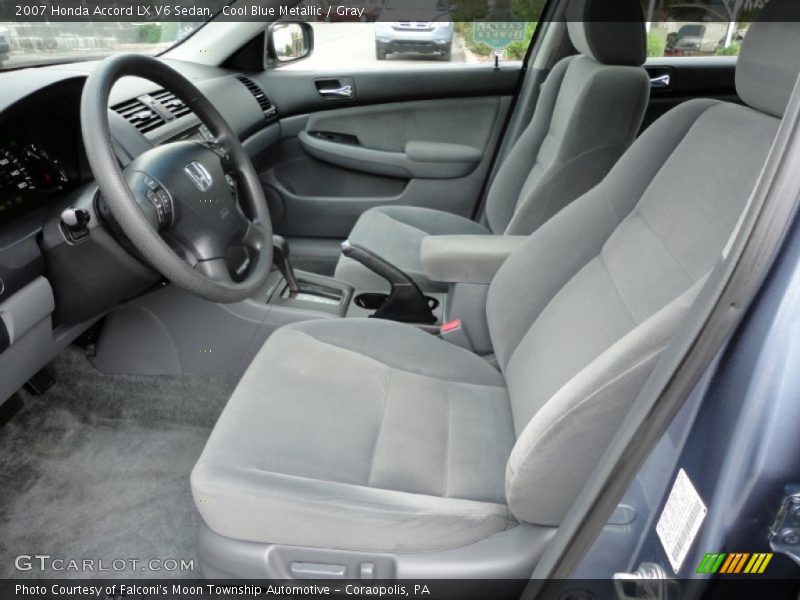  2007 Accord LX V6 Sedan Gray Interior