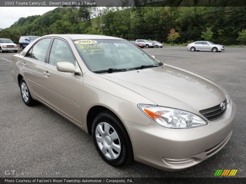 Desert Sand Mica / Taupe 2003 Toyota Camry LE