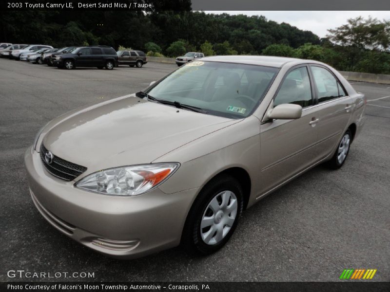 Desert Sand Mica / Taupe 2003 Toyota Camry LE