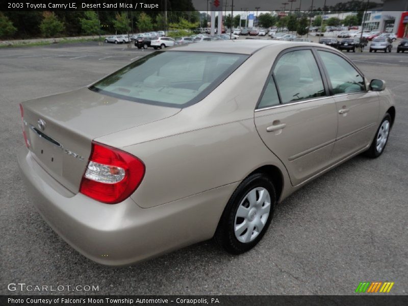 Desert Sand Mica / Taupe 2003 Toyota Camry LE