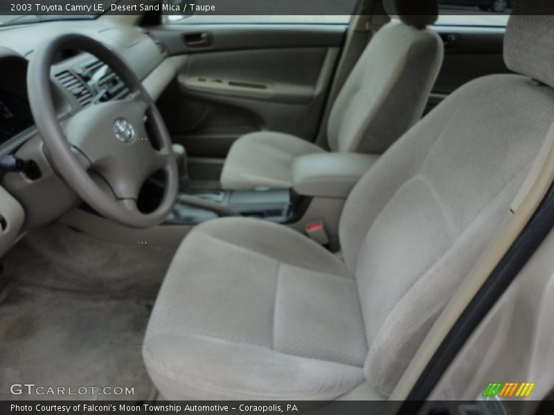 Desert Sand Mica / Taupe 2003 Toyota Camry LE