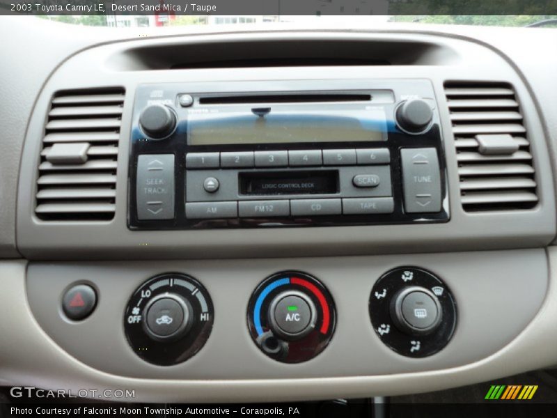 Desert Sand Mica / Taupe 2003 Toyota Camry LE