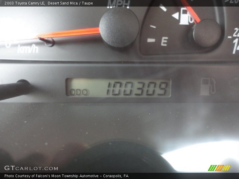 Desert Sand Mica / Taupe 2003 Toyota Camry LE