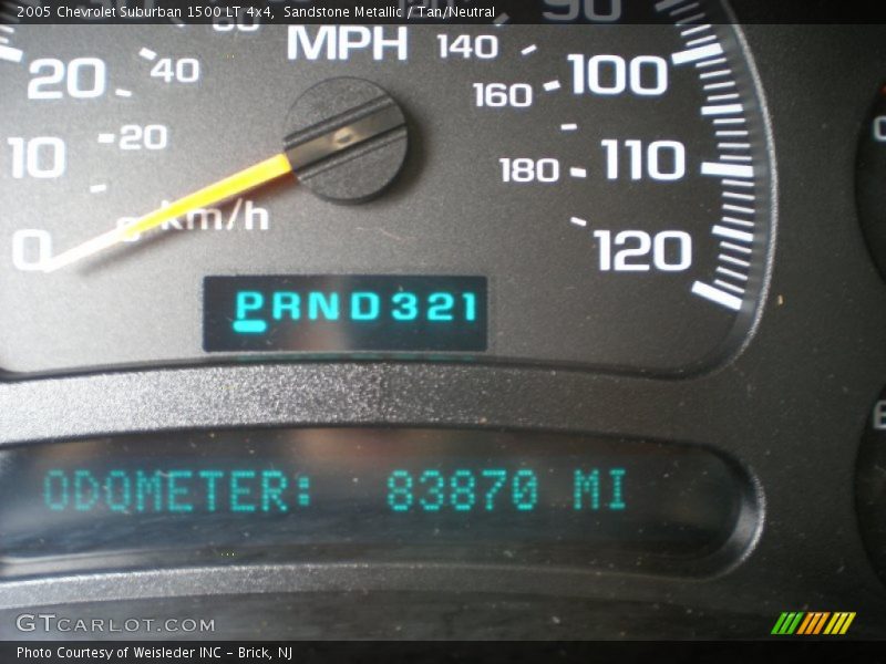 Sandstone Metallic / Tan/Neutral 2005 Chevrolet Suburban 1500 LT 4x4