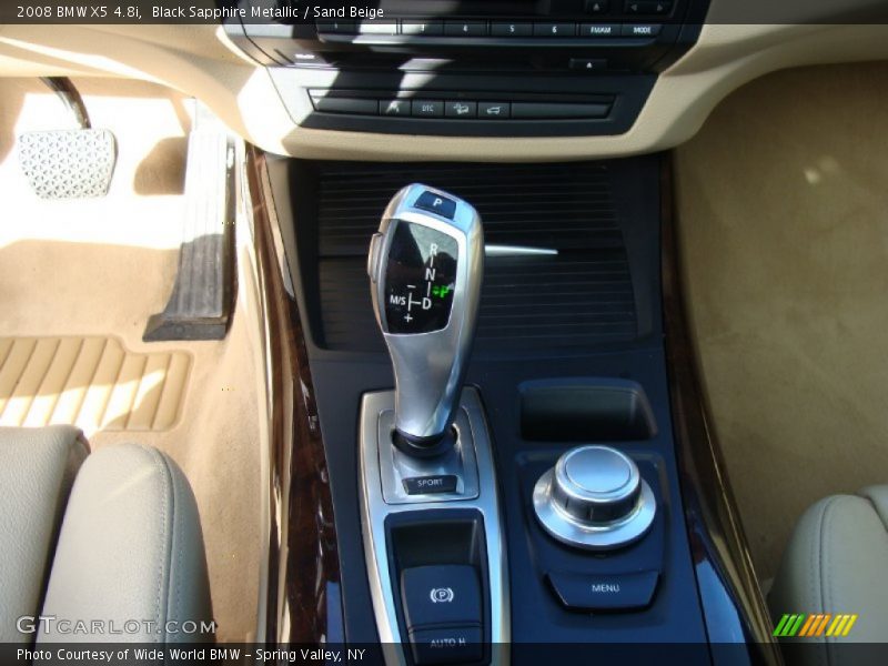 Black Sapphire Metallic / Sand Beige 2008 BMW X5 4.8i