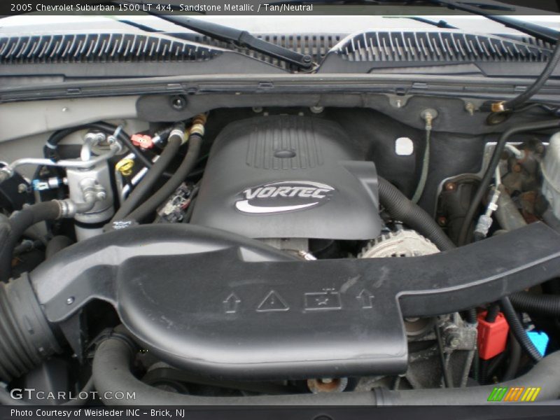 Sandstone Metallic / Tan/Neutral 2005 Chevrolet Suburban 1500 LT 4x4