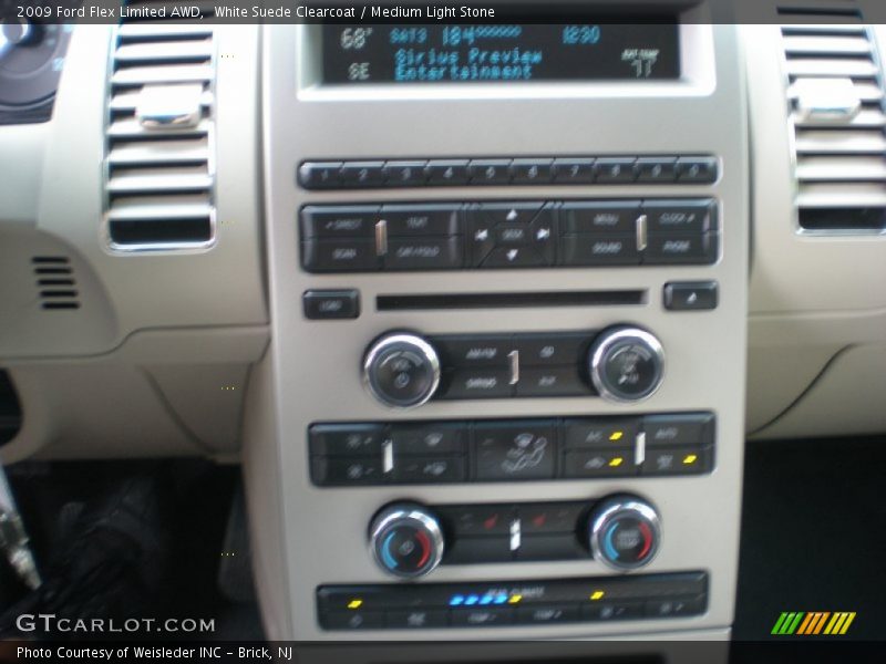 White Suede Clearcoat / Medium Light Stone 2009 Ford Flex Limited AWD