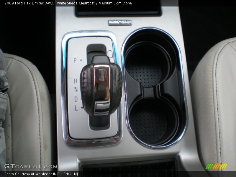 White Suede Clearcoat / Medium Light Stone 2009 Ford Flex Limited AWD