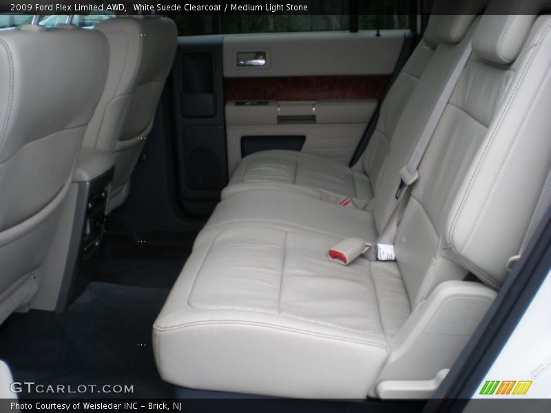 White Suede Clearcoat / Medium Light Stone 2009 Ford Flex Limited AWD
