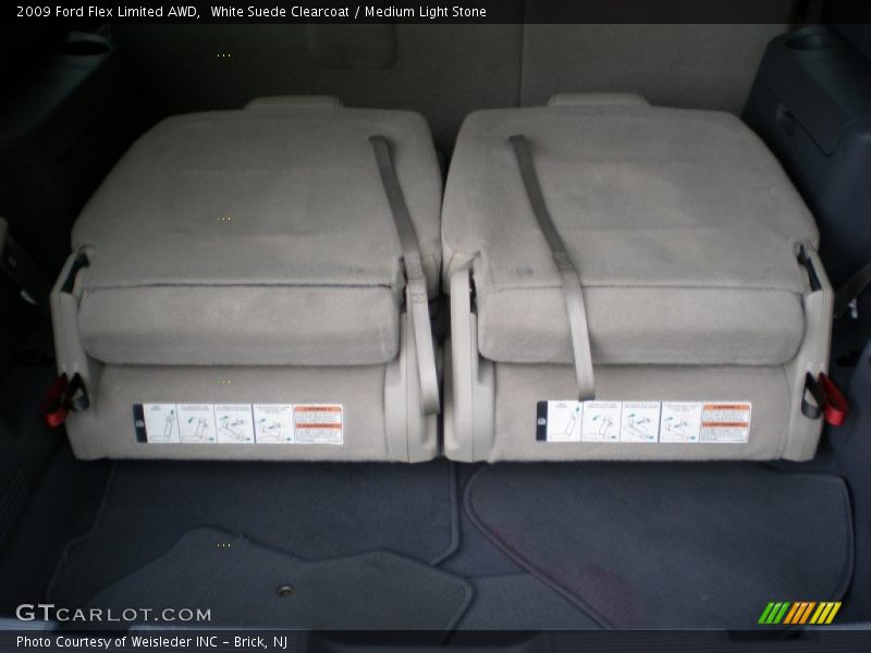 White Suede Clearcoat / Medium Light Stone 2009 Ford Flex Limited AWD