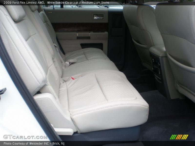White Suede Clearcoat / Medium Light Stone 2009 Ford Flex Limited AWD