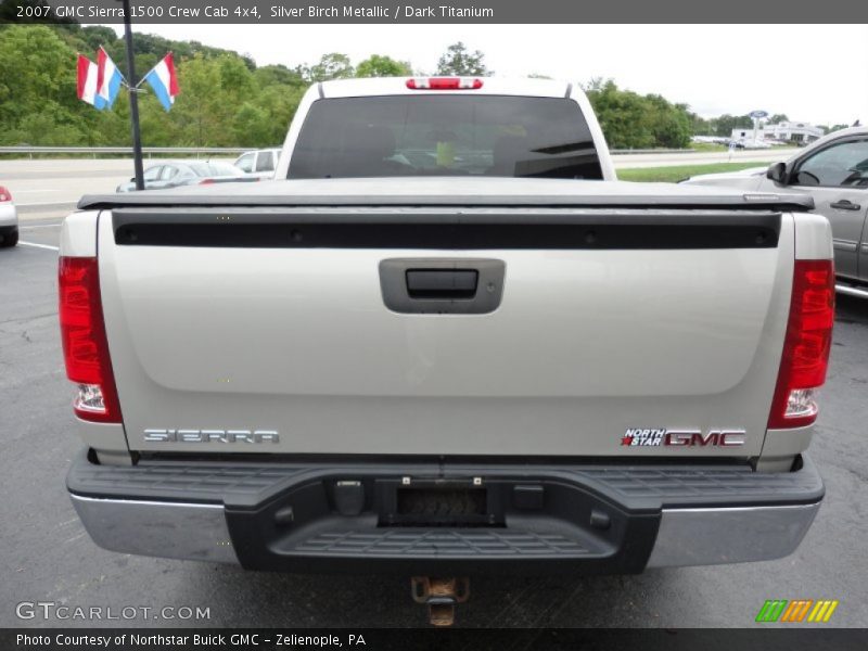 Silver Birch Metallic / Dark Titanium 2007 GMC Sierra 1500 Crew Cab 4x4