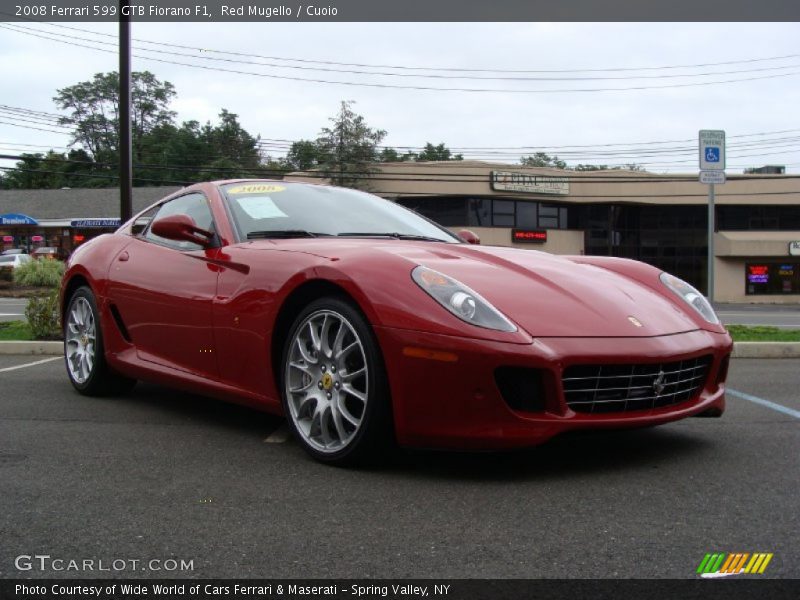 Front 3/4 View of 2008 599 GTB Fiorano F1