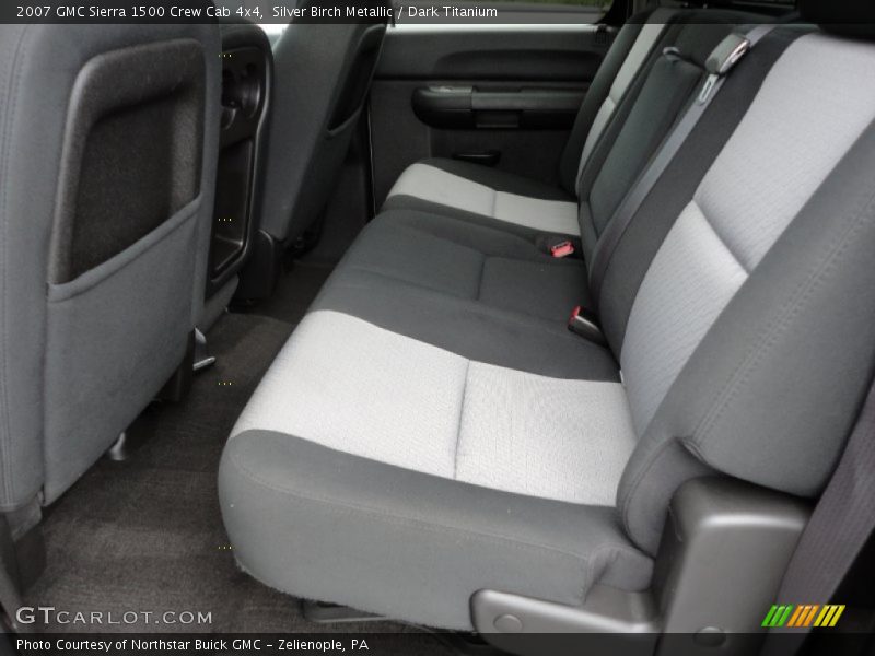 Silver Birch Metallic / Dark Titanium 2007 GMC Sierra 1500 Crew Cab 4x4