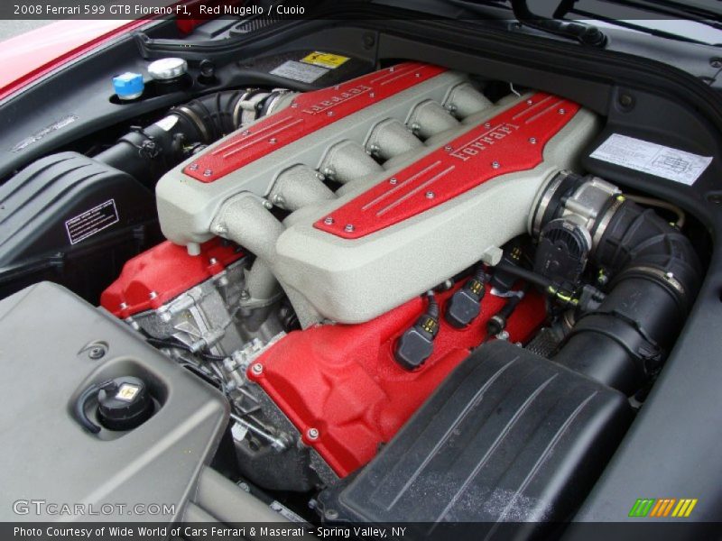  2008 599 GTB Fiorano F1 Engine - 6.0 Liter DOHC 48-Valve VVT V12