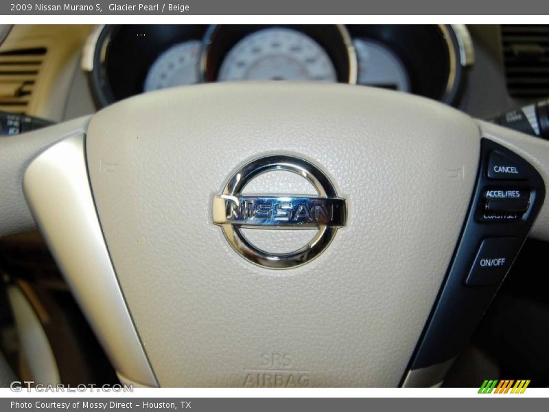 Glacier Pearl / Beige 2009 Nissan Murano S