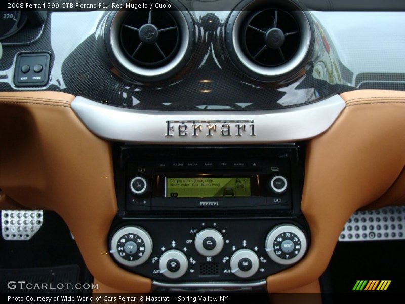 Controls of 2008 599 GTB Fiorano F1