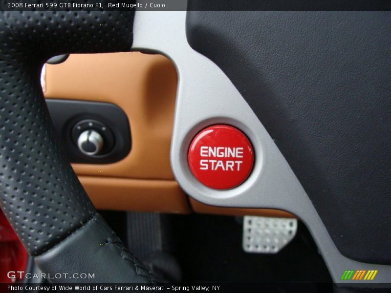 Controls of 2008 599 GTB Fiorano F1