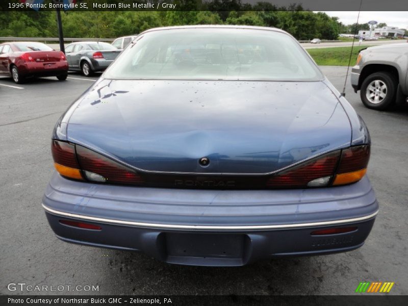 Medium Blue Metallic / Gray 1996 Pontiac Bonneville SE