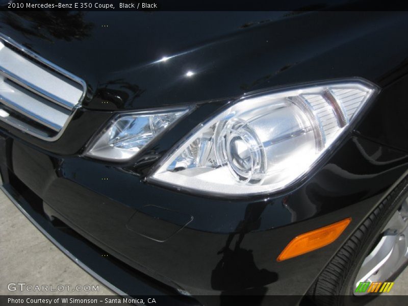 Black / Black 2010 Mercedes-Benz E 350 Coupe