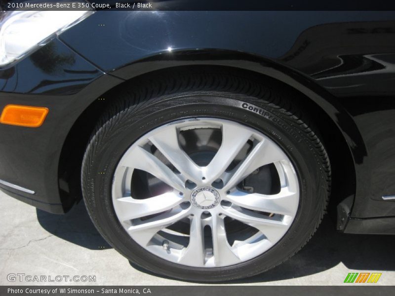 Black / Black 2010 Mercedes-Benz E 350 Coupe
