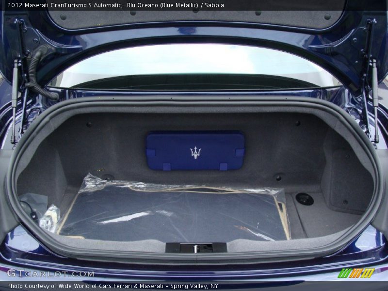  2012 GranTurismo S Automatic Trunk
