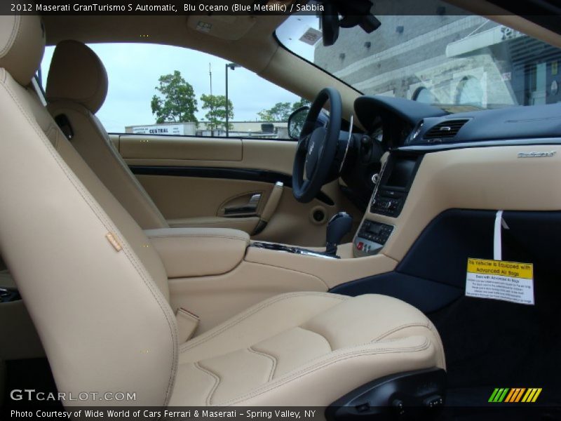  2012 GranTurismo S Automatic Sabbia Interior