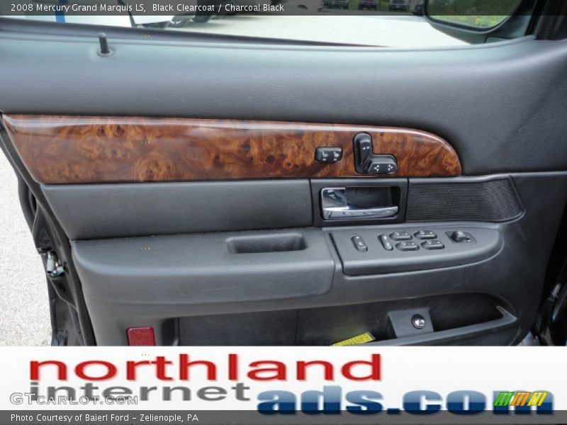 Black Clearcoat / Charcoal Black 2008 Mercury Grand Marquis LS