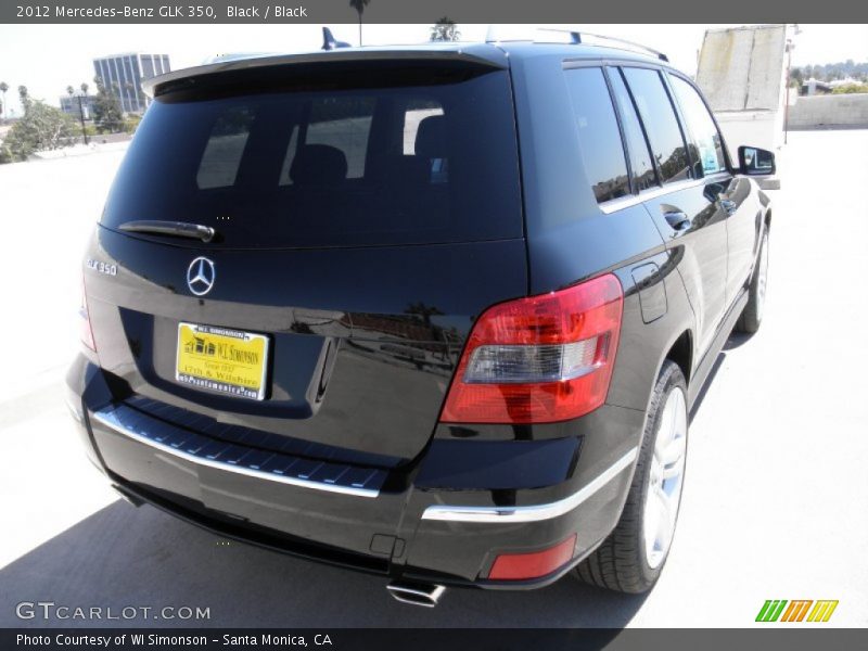 Black / Black 2012 Mercedes-Benz GLK 350