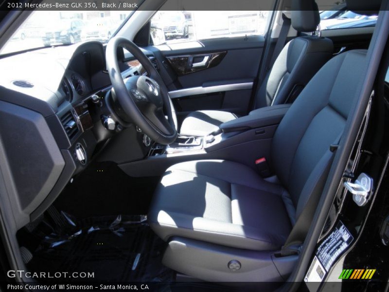Black / Black 2012 Mercedes-Benz GLK 350