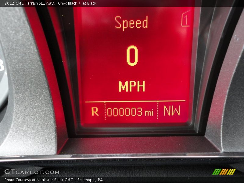 Onyx Black / Jet Black 2012 GMC Terrain SLE AWD