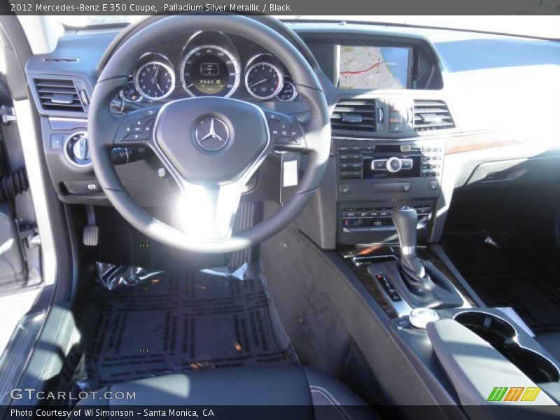 Palladium Silver Metallic / Black 2012 Mercedes-Benz E 350 Coupe